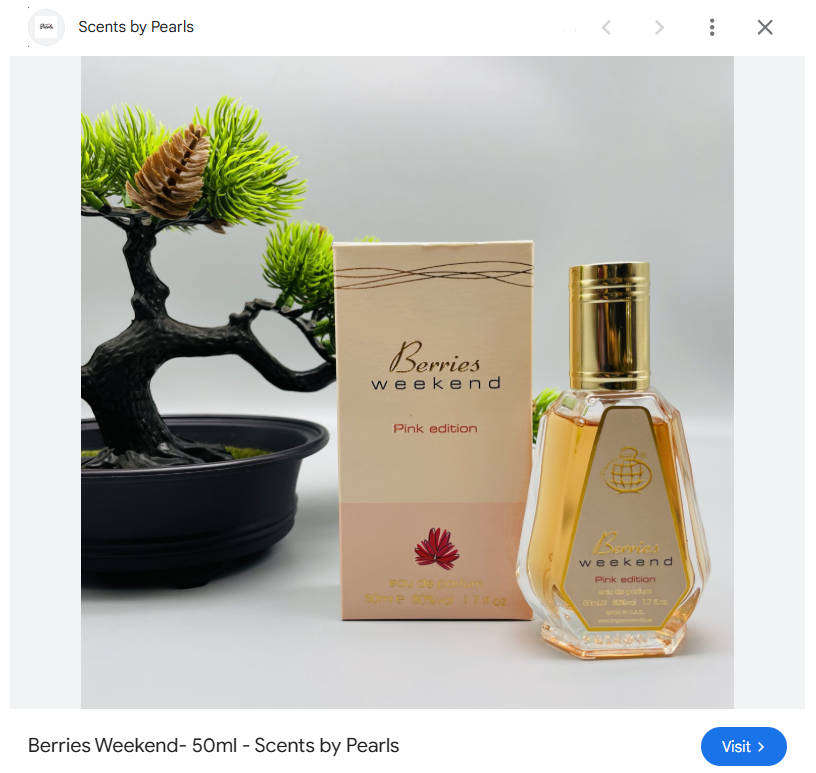 BERRIES WEEKEND PINK EDITION  Eau De Parfum - 50ml Perfume - Feminine Luxury