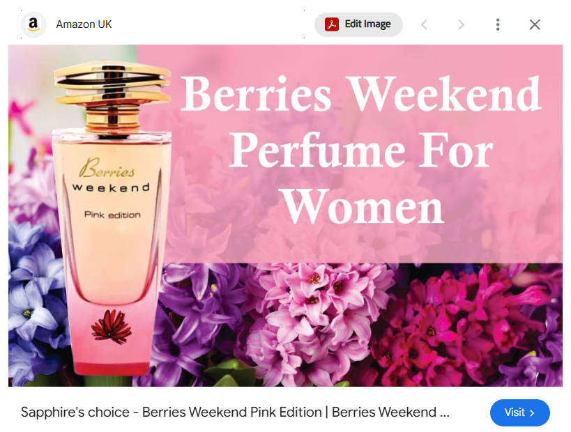 BERRIES WEEKEND PINK EDITION  Eau De Parfum - 50ml Perfume - Feminine Luxury