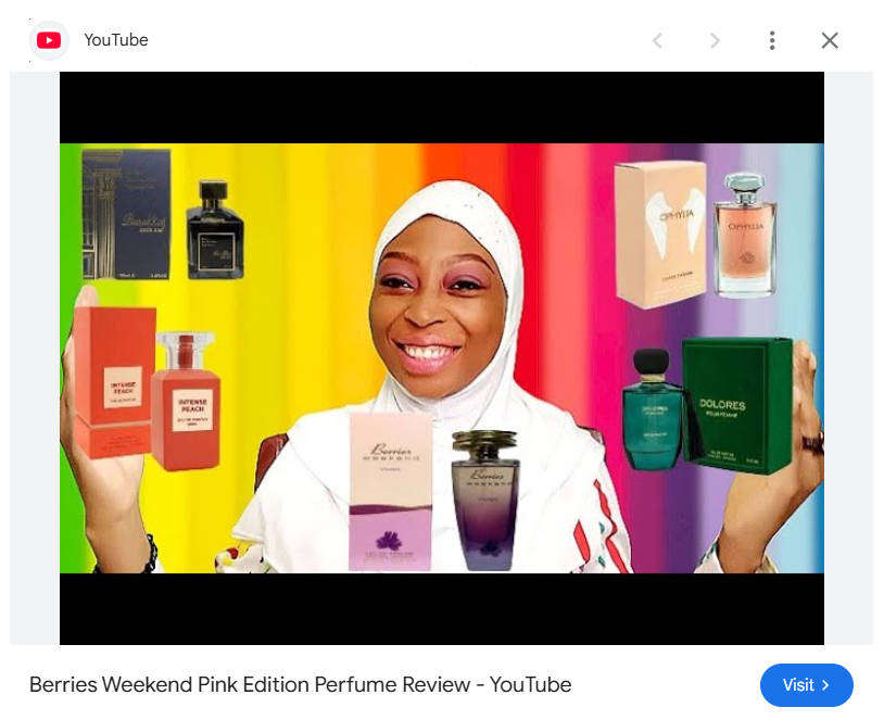 BERRIES WEEKEND PINK EDITION  Eau De Parfum - 50ml Perfume - Feminine Luxury