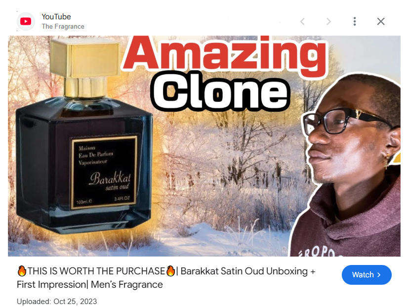 Barakkat Satin Oud by Fragrance World - Eau de Parfum for Men 100ml