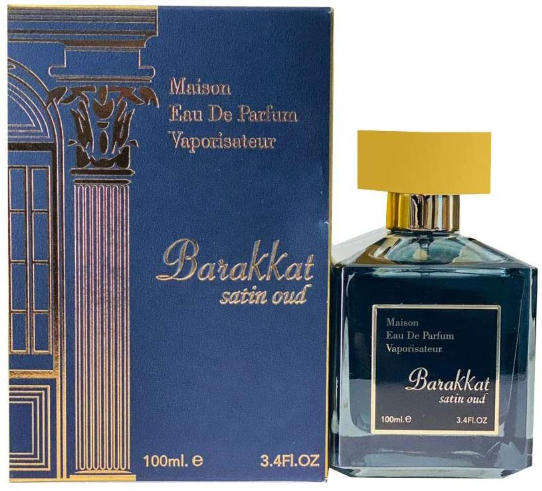Barakkat Satin Oud by Fragrance World  Eau de Parfum for Men 100ml