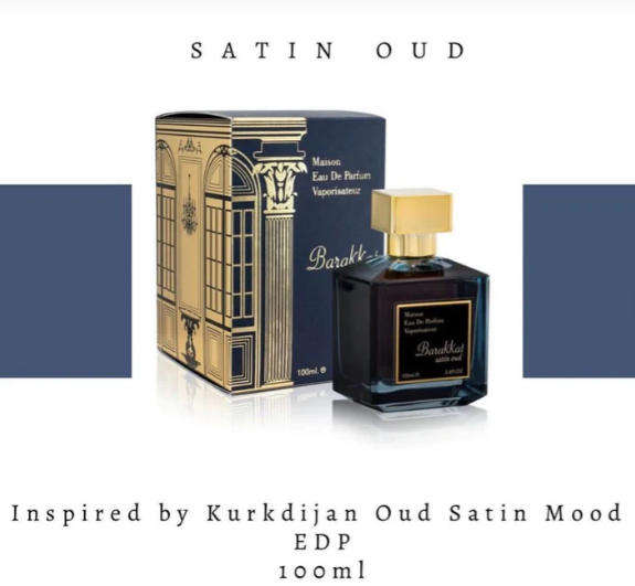 Barakkat Satin Oud by Fragrance World - Eau de Parfum for Men 100ml