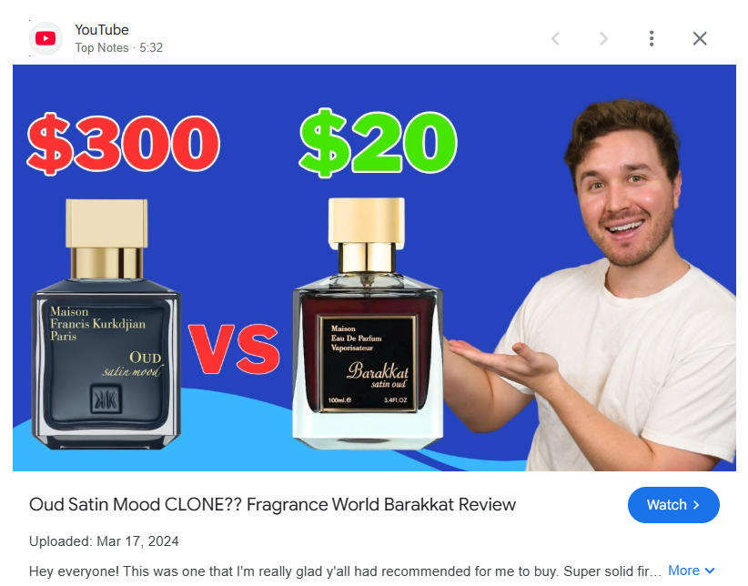 Barakkat Satin Oud by Fragrance World - Eau de Parfum for Men 100ml