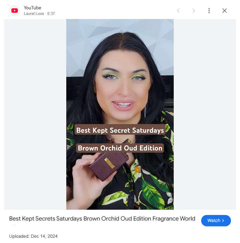 Brown Orchid Oud Edition - Eau de Parfum - Fragrance World - A Magnetic Fusion of Vanilla & Oud 50ml