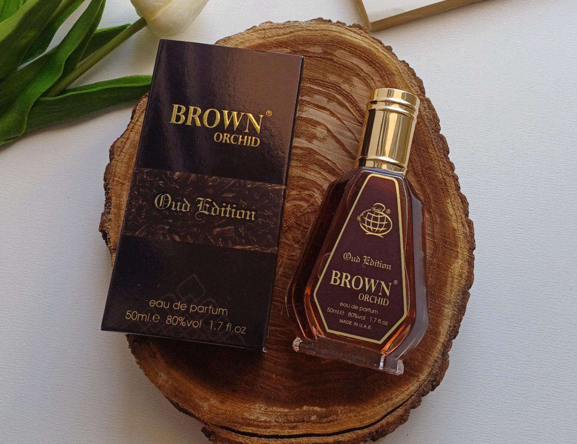 Brown Orchid Oud Edition - Eau de Parfum - Fragrance World - A Magnetic Fusion of Vanilla & Oud 50ml