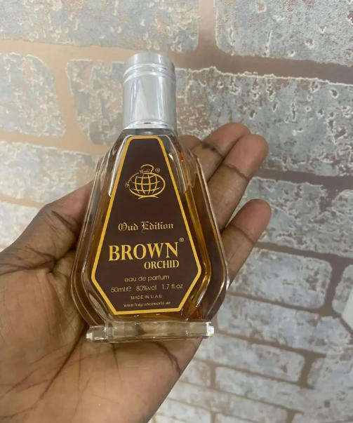 Brown Orchid Oud Edition - Eau de Parfum - Fragrance World - A Magnetic Fusion of Vanilla & Oud 50ml