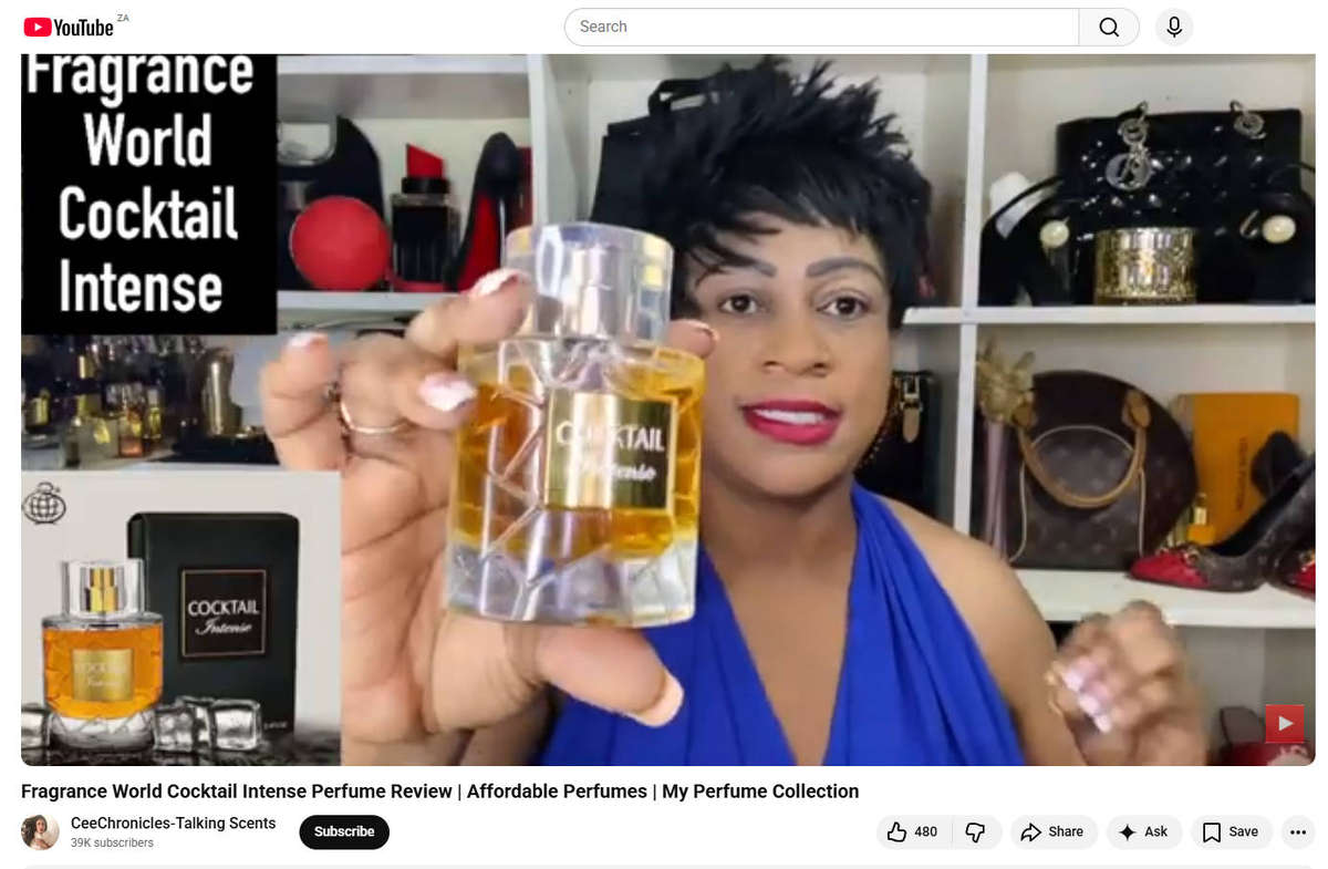 Cocktail Intense EDP Fragrance - (100ml)