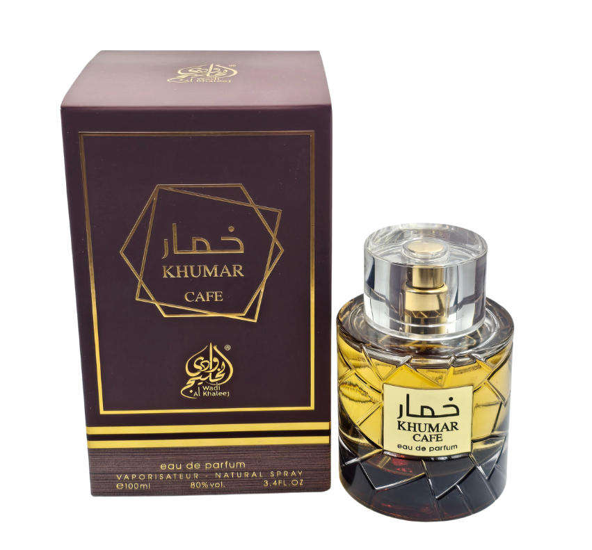 Khumar Café Eau de Parfum by Wadi Al Khaleej  Spicy. Bold. Addictive. Unisex | Long-Lasting | 100ml