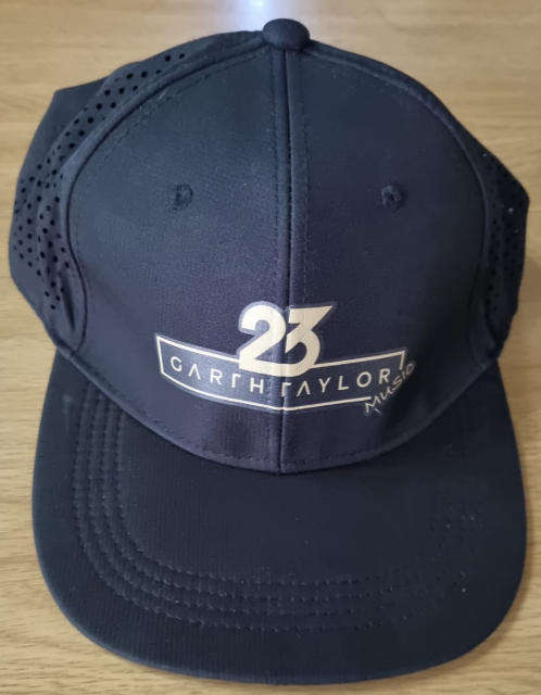 Autographed Garth Taylor 23 Music Black Cap  Signed by SA Music Icon!