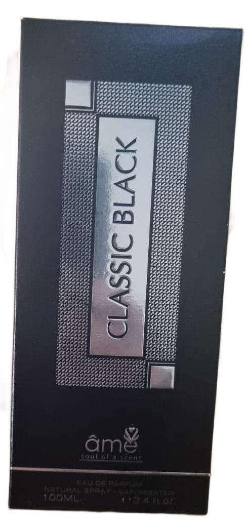 Classic Black by Âme Soul of a Scent  Sophistication Reimagined 100ml Eau De Parfum