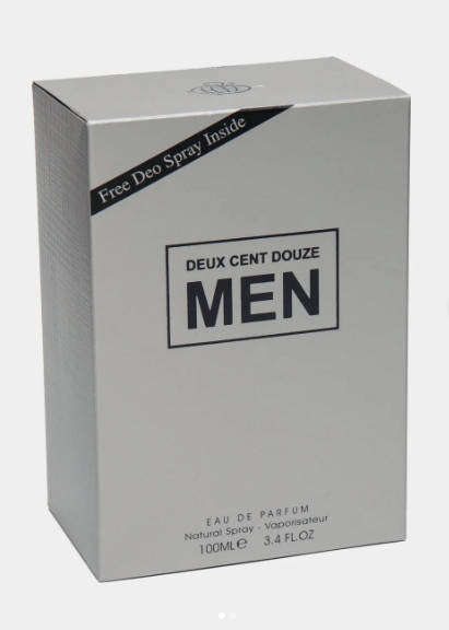 DEUX CENT DOUZE MEN EDP - Duo Combination Pack 110ml EDP plus Deo Spray set