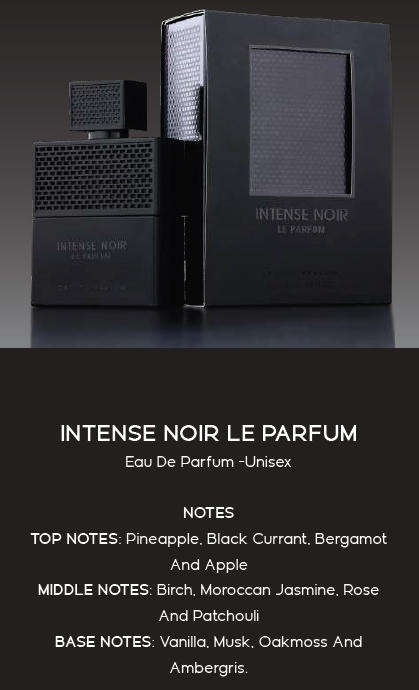 Intense Noir Le Parfum by Fragrance World