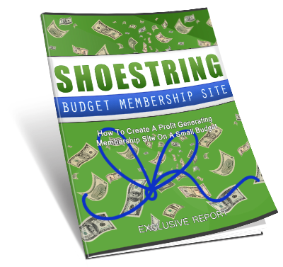 Shoestring Budget Membership Site Tutorial with Video and Audiobook Upgrade