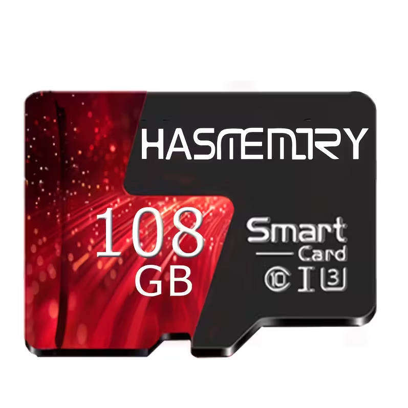 108GB Hasmemory High-Speed Micro TF Card (Micro SD plus SD Adaptor) - Perfect for Phones, Camera's