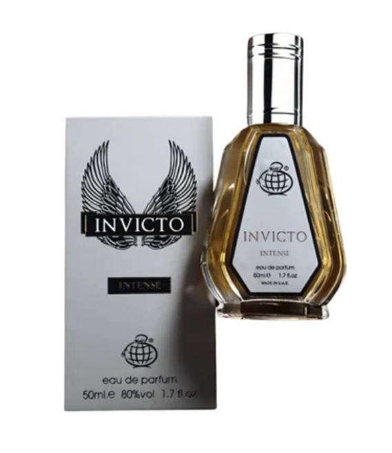 INVICTO INTENSE  (50ml) by Fragrance World - The Ultimate Power Scent for Men Who Command Respect.