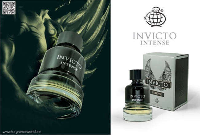 INVICTO INTENSE  by Fragrance World - The Ultimate Power Scent for Men Who Command Respect.