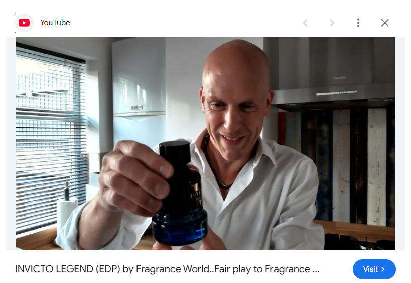 INVICTO Legend 100ml Eau De Parfum - For the man that is the LEGEND!