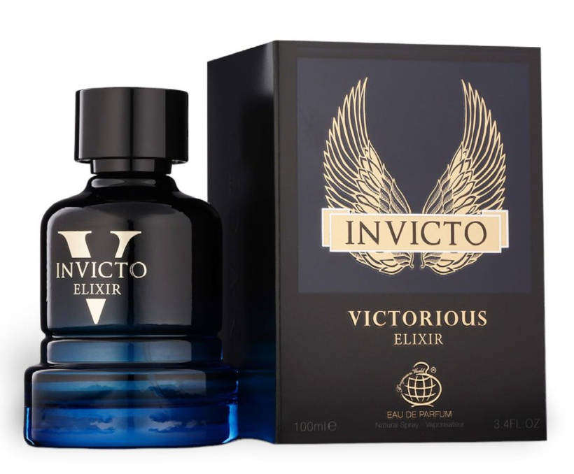 INVICTO Victorious Elixir by Fragrance World - The Scent of Victory.  (Eau de Parfum 100ml)