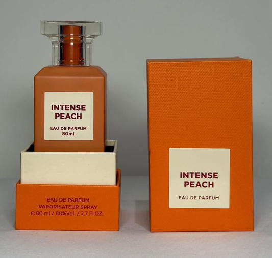 Intense Peach by Fragrance World  Eau de Parfum for Men (Unisex Appeal) 80ml