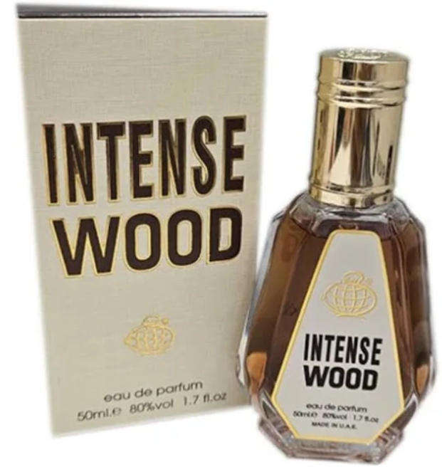 Intense Wood - Eau de Parfum by Fragrance World - A Statement of Sophistication and Strength 50ml