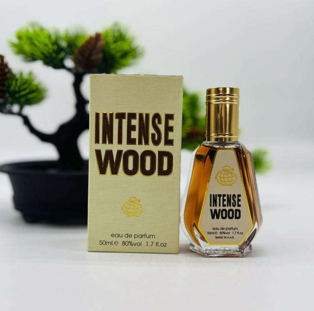 Intense Wood - Eau de Parfum by Fragrance World - A Statement of Sophistication and Strength 50ml