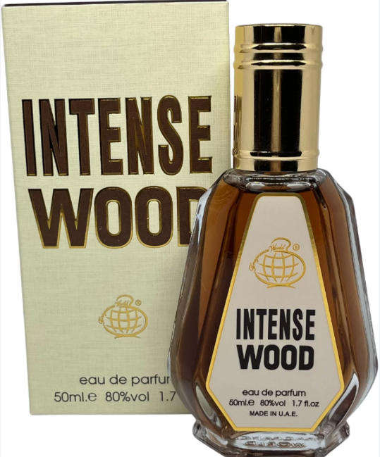 Intense Wood - Eau de Parfum by Fragrance World - A Statement of Sophistication and Strength 50ml