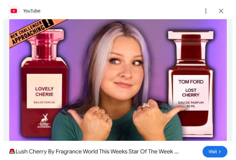 Lush Cherry by Fragrance World  - Unisex Eau De Perfum 80ml - The Perfect Women's Day Gift!