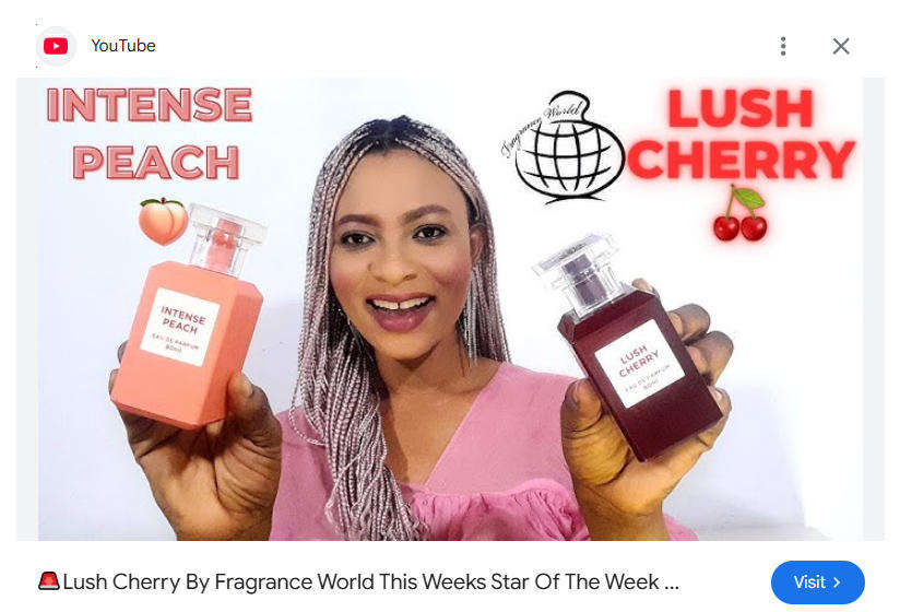 Lush Cherry by Fragrance World  - Unisex Eau De Perfum 80ml - The Perfect Women's Day Gift!