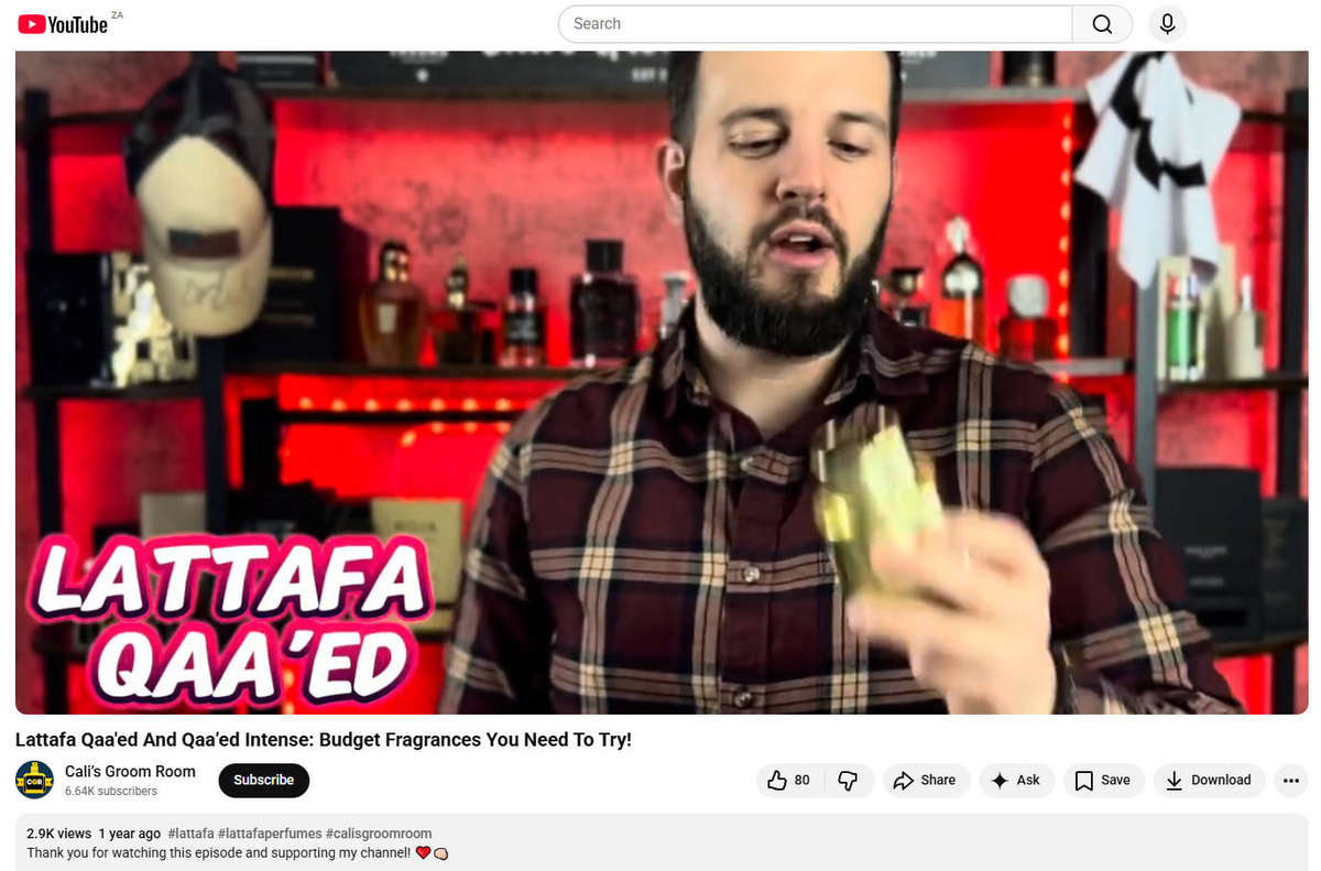 Lattafa Qaaed  EDP for Men - A Statement of Power, Presence, and Pure Craftsmanship 100ml