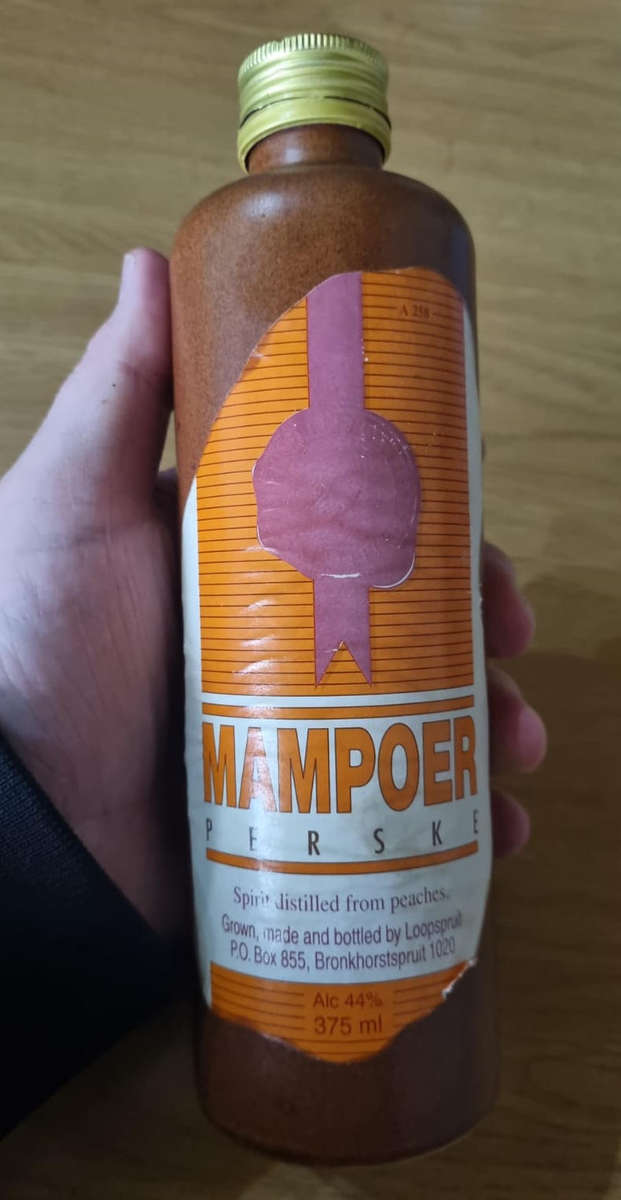 Mampoer Perske - Spirit Distilled from Peaches - 375ml Alc 44% - Antique