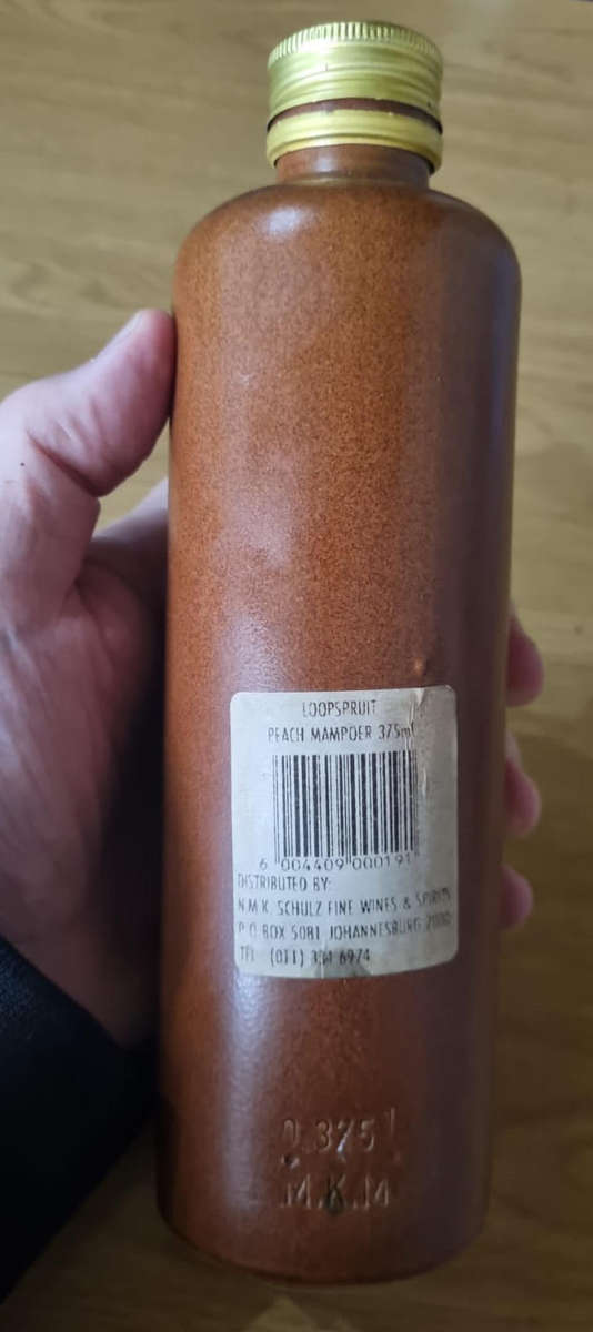 Mampoer Perske - Spirit Distilled from Peaches - 375ml Alc 44% - Antique