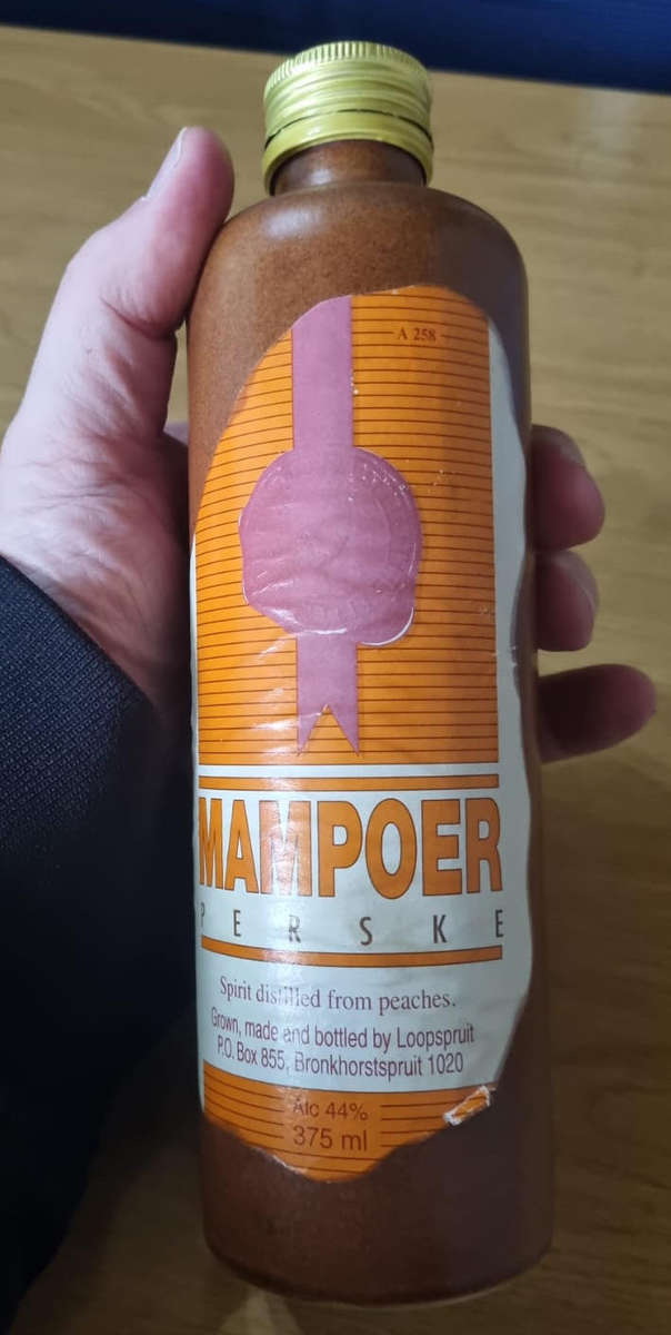 Mampoer Perske - Spirit Distilled from Peaches - 375ml Alc 44% - Antique