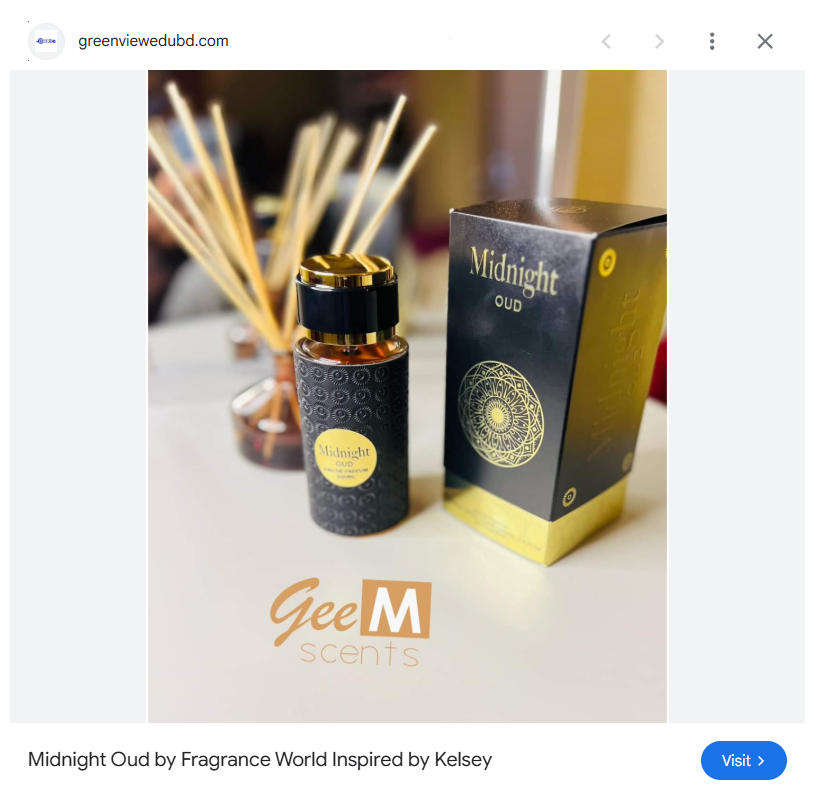 Midnight Oud - Eau De Parfum by Fragrance World For Him - 100ml