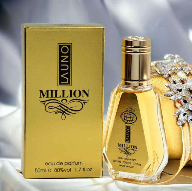 LA UNO Million - by Fragrance World  Eau de Parfum  50ml - The Gold Standard Men's Fragrance