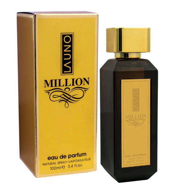 LA UNO Million - by Fragrance World Eau de Parfum 100ml - The Gold Standard Men's Fragrance
