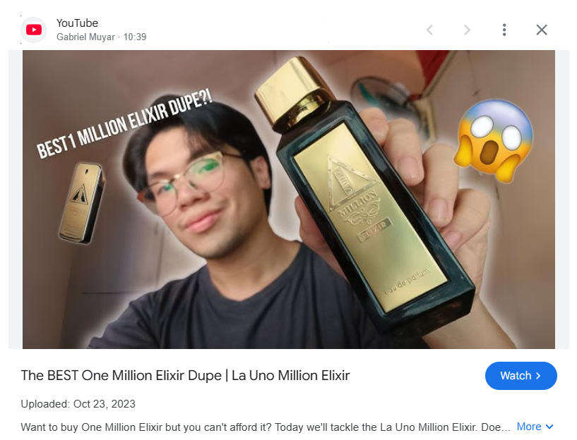 LA UNO Million - by Fragrance World Eau de Parfum 100ml - The Gold Standard Men's Fragrance