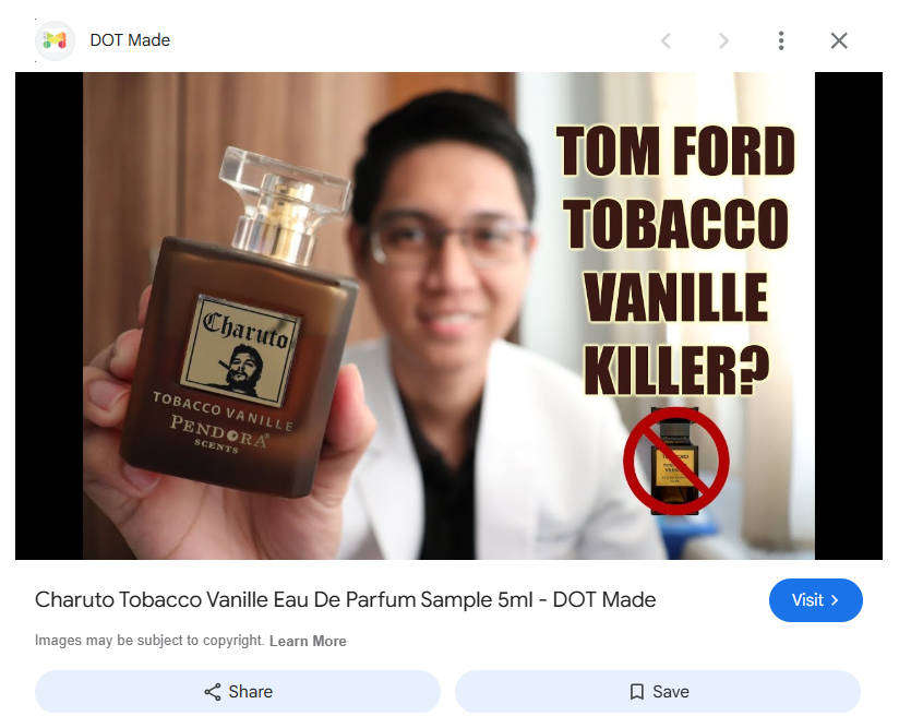 Charuto Tobacco Vanille by Paris Corner  The Modern Gentlemans Signature Scent