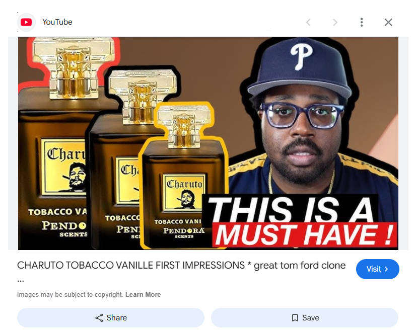 Charuto Tobacco Vanille by Paris Corner  The Modern Gentlemans Signature Scent