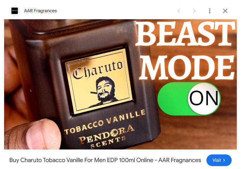 Charuto Tobacco Vanille by Paris Corner  The Modern Gentlemans Signature Scent