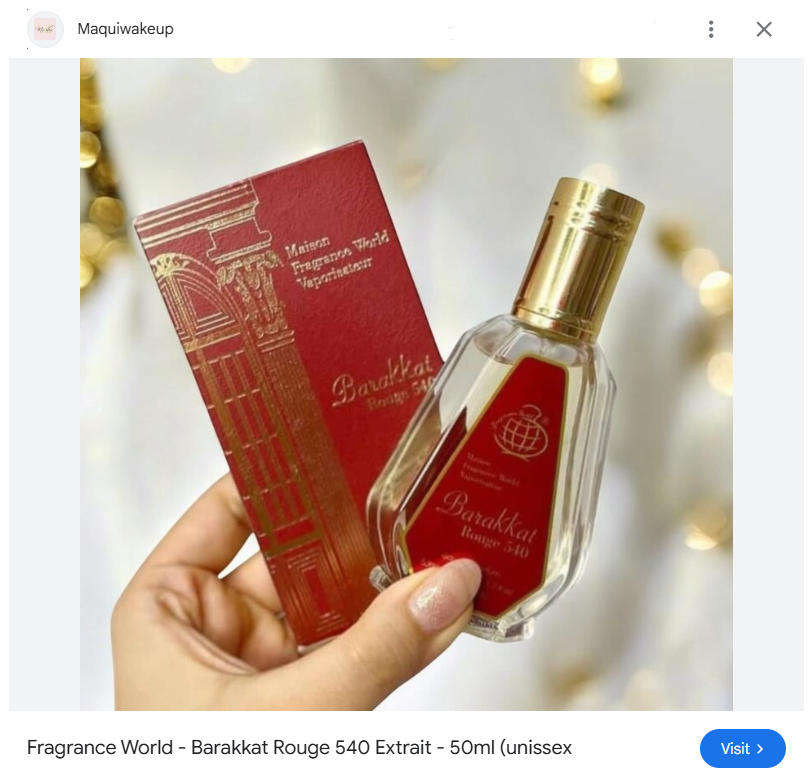 Barakkat Rouge 540 Extrait de Parfum by Fragrance World - Unisex Perfume 50ml