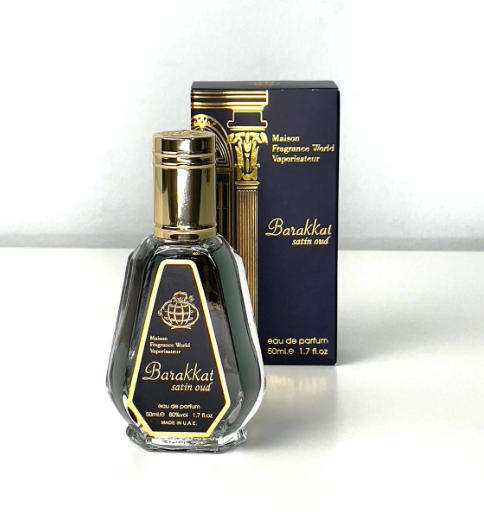 Barakkat Satin Oud by Fragrance World - Eau de Parfum for Men (Unisex) 50ml