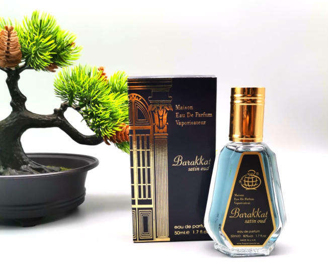 Barakkat Satin Oud by Fragrance World - Eau de Parfum for Men (Unisex) 50ml