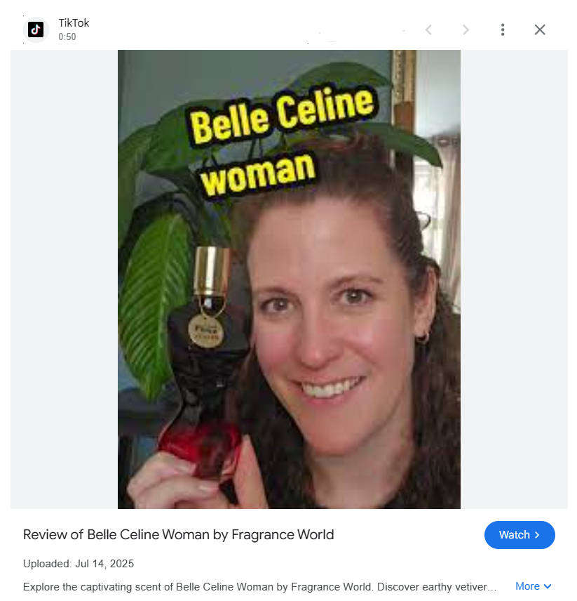 Scandant Belle Celine WOMAN  (Eau de Parfum 50ml) Sophisticated Scent for the Modern Woman