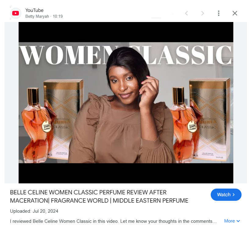 Scandant Belle Celine WOMAN  (Eau de Parfum 50ml) Sophisticated Scent for the Modern Woman