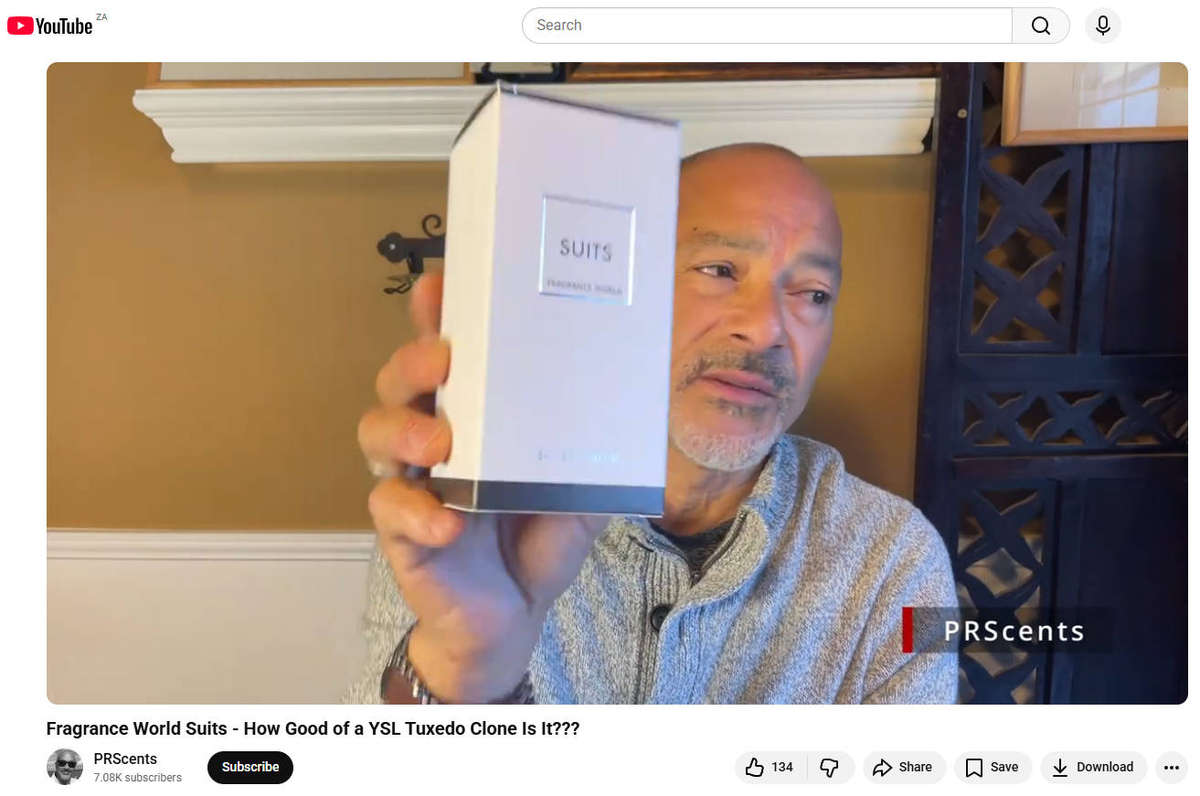 SUITS  EDP for Men - By Fragrance World 100ml