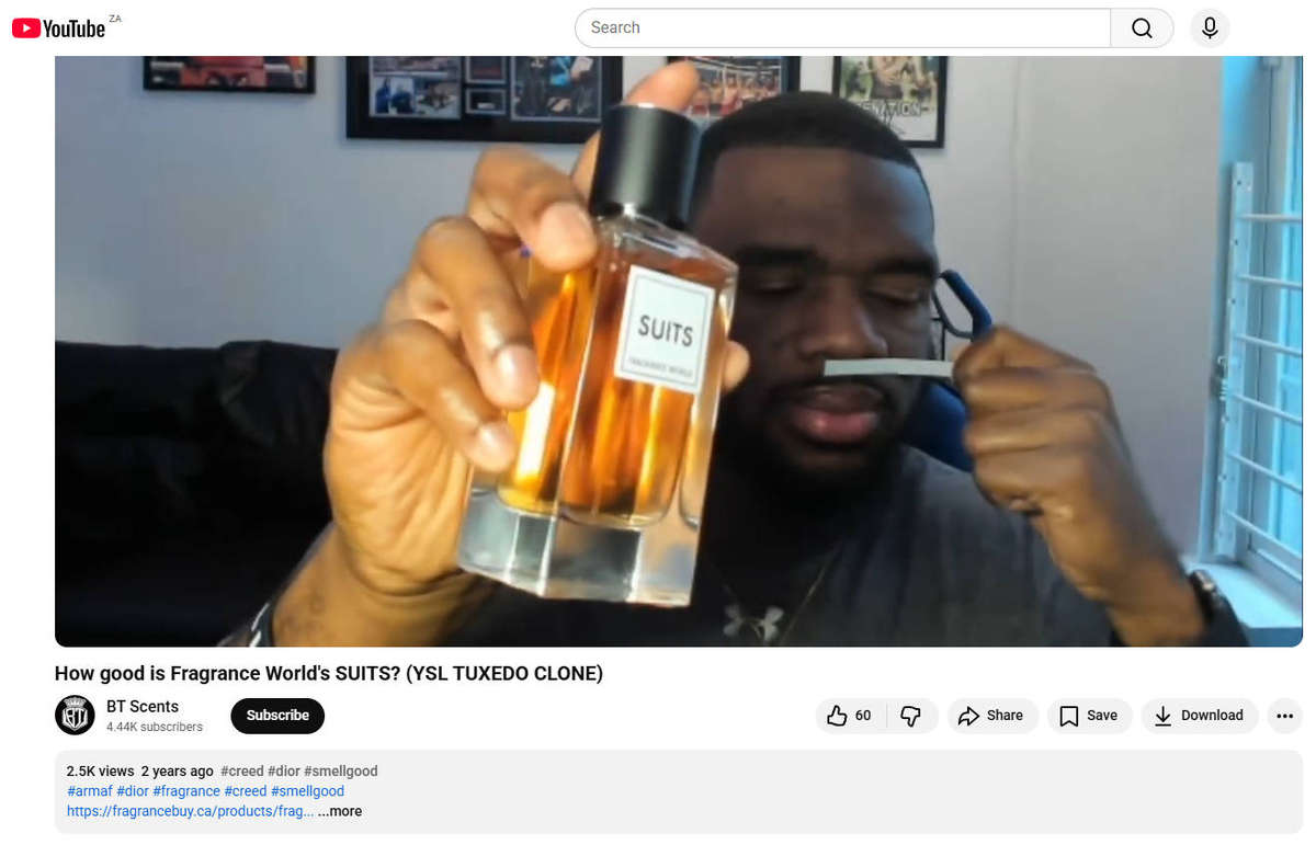 SUITS  EDP for Men - By Fragrance World 100ml