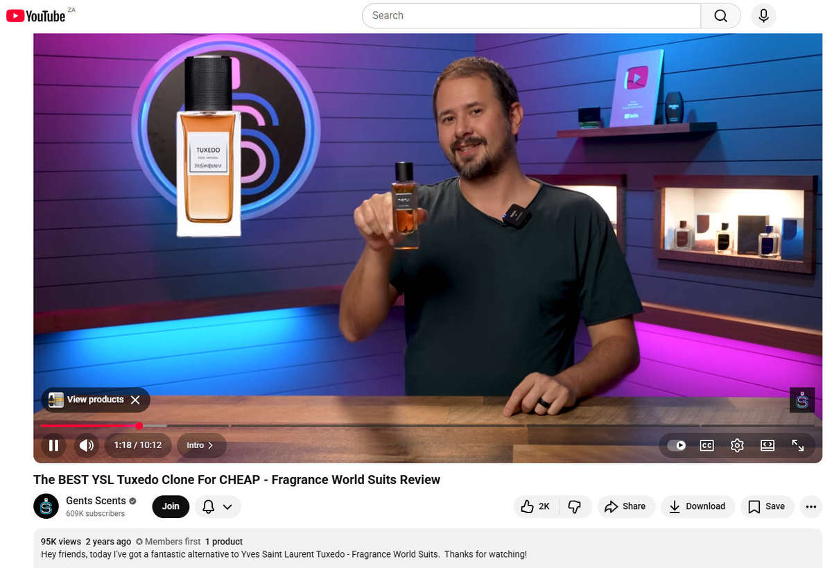 SUITS  EDP for Men - By Fragrance World 100ml