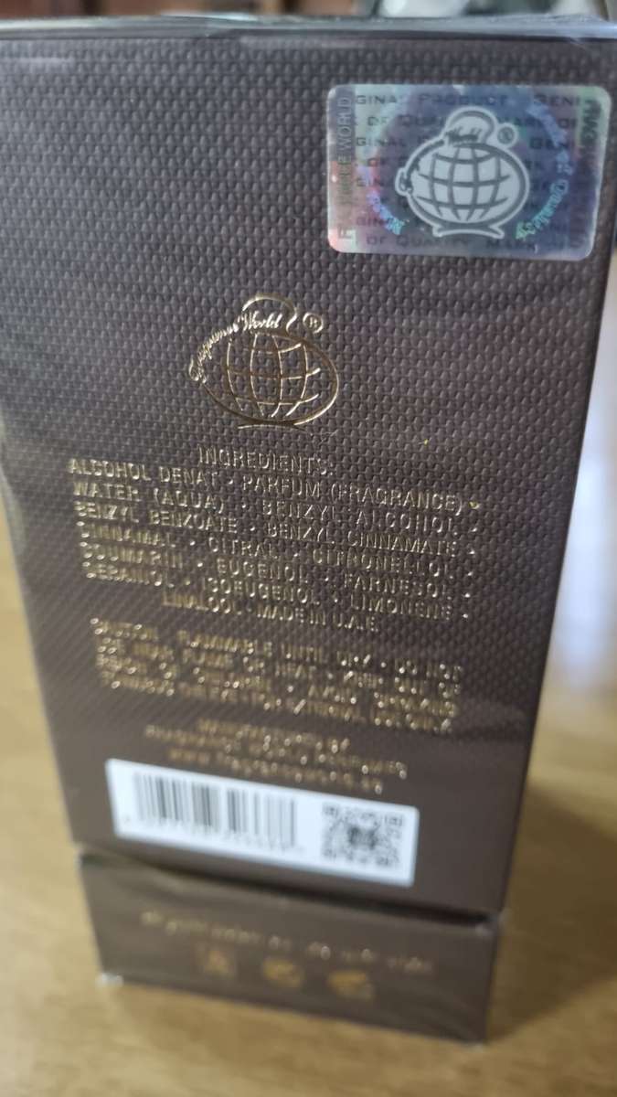 VANILLE EN TOBACCO - Eau De Parfum 100ml by Fragrance World (For Him)