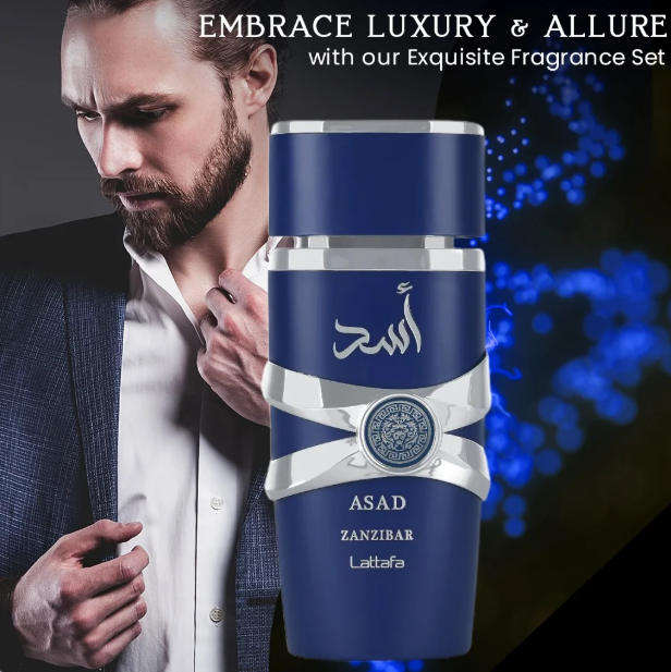 ASAD Zanzibar by Lattafa - Eau de Parfum for Men (New Release) 100ml