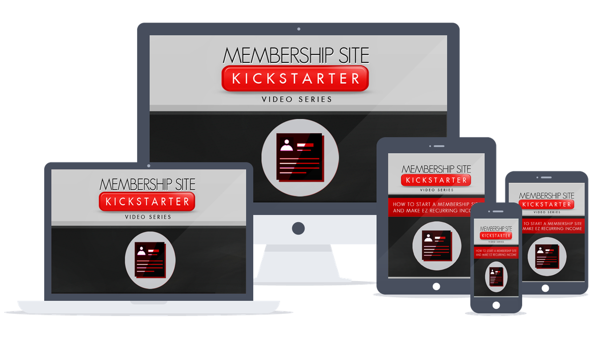 Membership Site Kickstarter Tutorial plus Video Upgrade Bundle